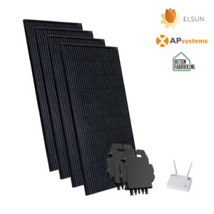 Doe-het-zelf zonnepanelen set (ELSUN panelen + APsystems micro-omvormers)