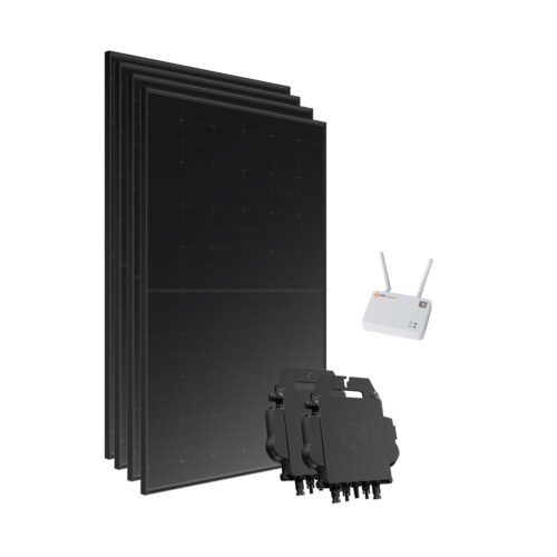 Doe-het-zelf zonnepanelen set (LONGi panelen + APsystems micro-omvormers)