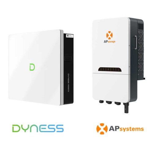 Thuisbatterij met omvormer (APsystems + Dyness)